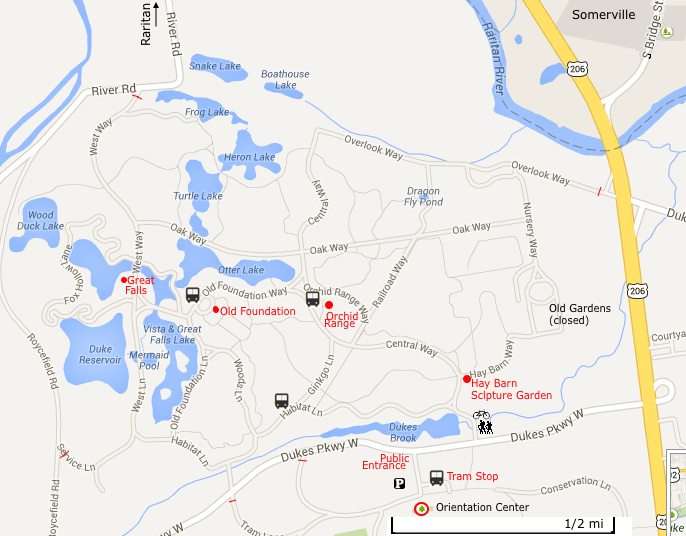 Duke Farms Map