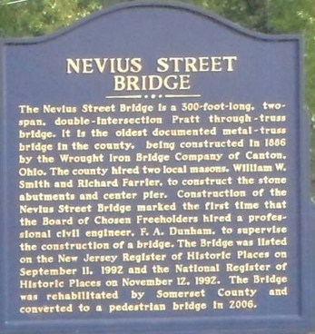 nevis st bridge plaque