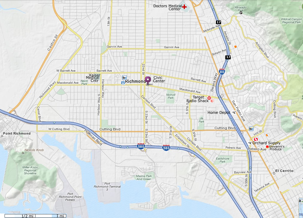 Richmond map, CA, brooke and tom mcbride, mei li chien