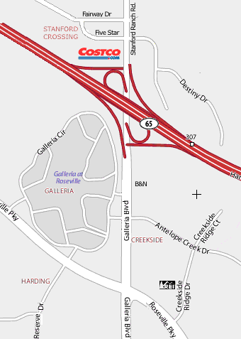 galleria mall, creekside town center, costco, REI, barnes & noble, sears