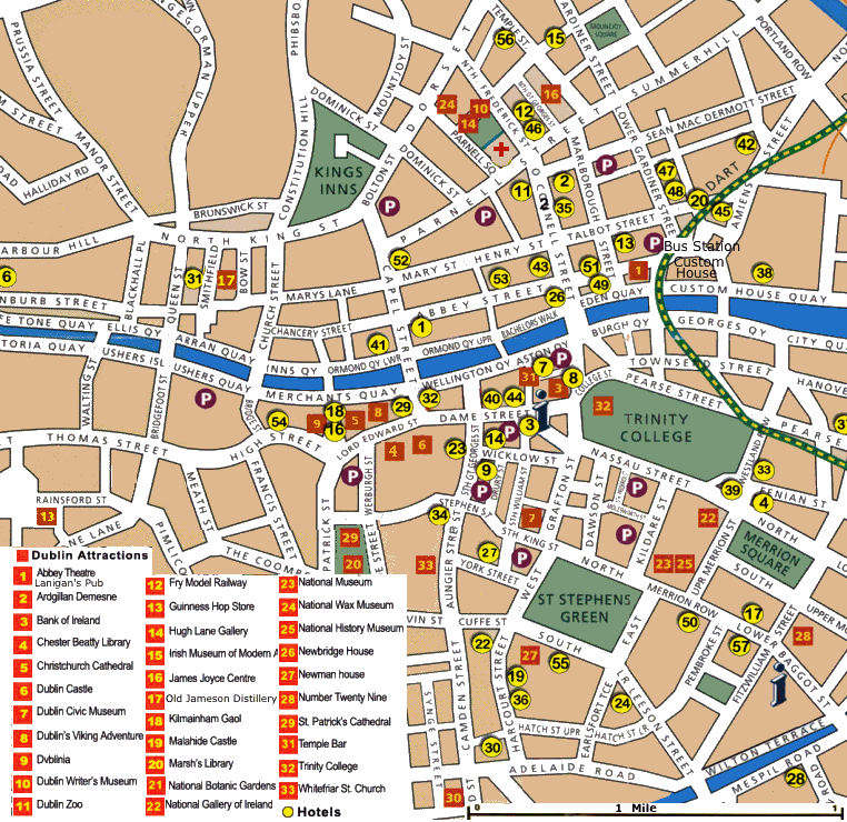 Dublin downtown