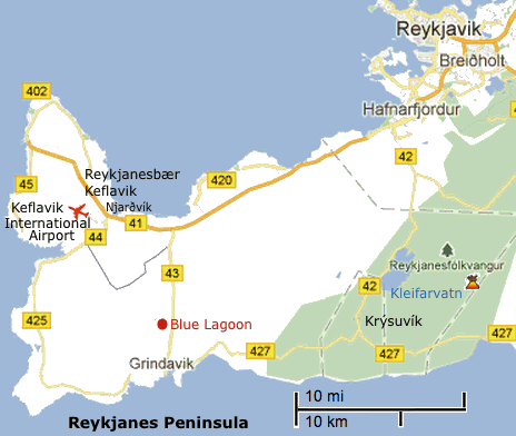 Reykjanes Peninsula, Keflavik International Airport, Iceland