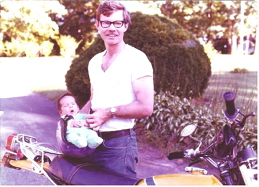 don and tom McBride on Suzuki TS-185, 1978