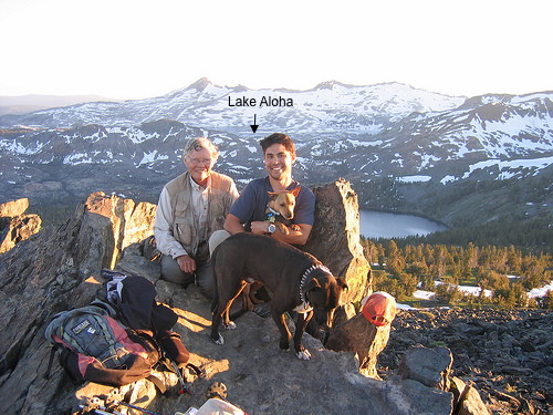 tom mcbride, don mcbride, ollie, tallac, gillmore, crystal range, Lake aloha